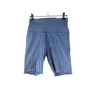 Aerie Offline Bike Shorts Women M Blue 37-734
